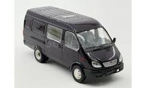 0160) Горький фургон 2705 фиолетовый (рестайлинг), масштабная модель, scale43, ГАЗ