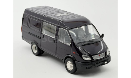 0160) Горький фургон 2705 фиолетовый (рестайлинг), масштабная модель, scale43, ГАЗ