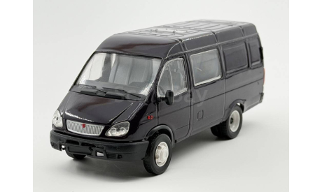 0160) Горький фургон 2705 фиолетовый (рестайлинг), масштабная модель, scale43, ГАЗ