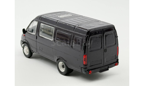 0160) Горький фургон 2705 фиолетовый (рестайлинг), масштабная модель, scale43, ГАЗ