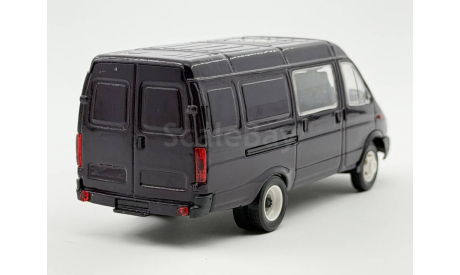 0160) Горький фургон 2705 фиолетовый (рестайлинг), масштабная модель, scale43, ГАЗ