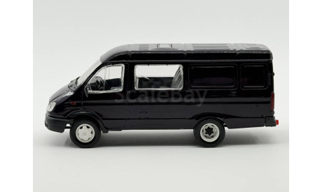 0160) Горький фургон 2705 фиолетовый (рестайлинг), масштабная модель, scale43, ГАЗ