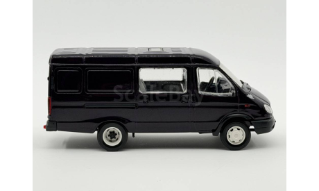 0160) Горький фургон 2705 фиолетовый (рестайлинг), масштабная модель, scale43, ГАЗ