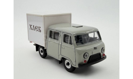0046) Ульяновский 39094 серый фермер с будкой хлеб, масштабная модель, scale43