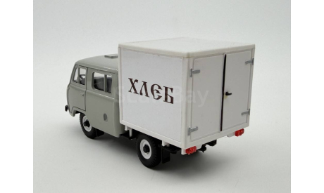 0046) Ульяновский 39094 серый фермер с будкой хлеб, масштабная модель, scale43