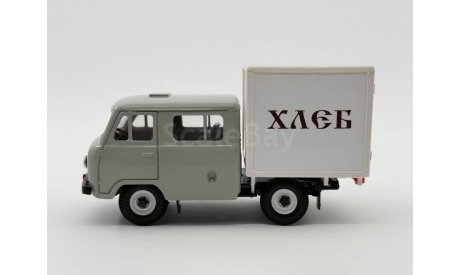 0046) Ульяновский 39094 серый фермер с будкой хлеб, масштабная модель, scale43