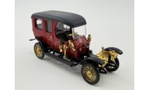 0140) Руссо-Балт C 24-40 1912 Лимузин бордовый, масштабная модель, scale43, Руссо Балт