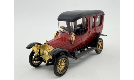 0140) Руссо-Балт C 24-40 1912 Лимузин бордовый, масштабная модель, scale43, Руссо Балт