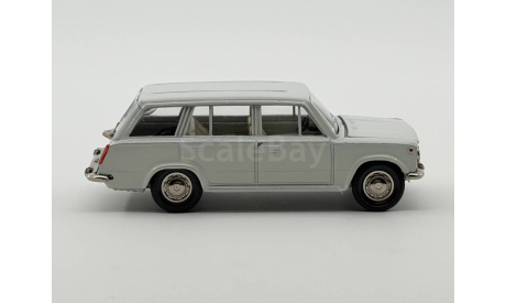 0027) Волжский 2102 А-11 белый, масштабная модель, scale43