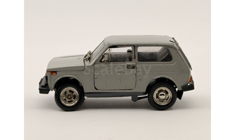 0110) Волжский  2121 4х4 серый, масштабная модель, scale43