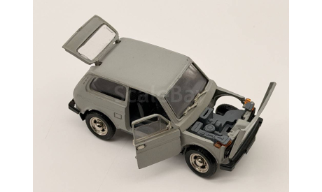 0110) Волжский  2121 4х4 серый, масштабная модель, scale43