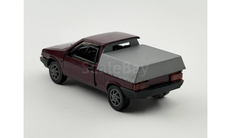 0203) 2108-09 Пикап СССР бордовый, масштабная модель, scale43