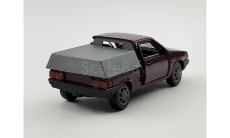 0203) 2108-09 Пикап СССР бордовый, масштабная модель, scale43