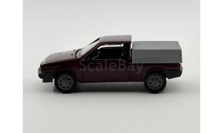 0203) 2108-09 Пикап СССР бордовый, масштабная модель, scale43