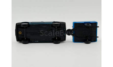 0207) Волжский 2109 с прицепом скиф, масштабная модель, scale43