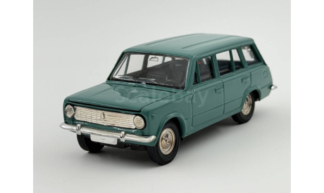 0275) Волжский 2102 Бирюзово-зеленый, масштабная модель, scale43