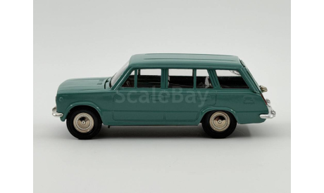 0275) Волжский 2102 Бирюзово-зеленый, масштабная модель, scale43