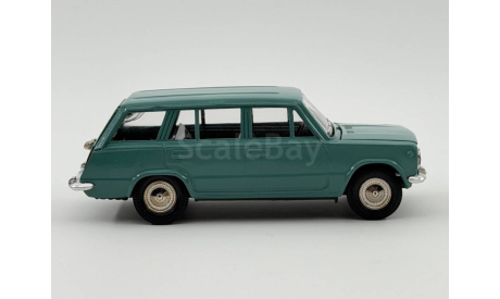 0275) Волжский 2102 Бирюзово-зеленый, масштабная модель, scale43