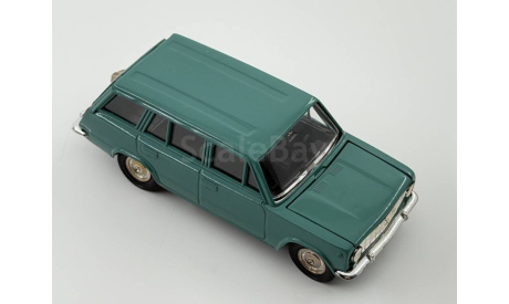 0275) Волжский 2102 Бирюзово-зеленый, масштабная модель, scale43