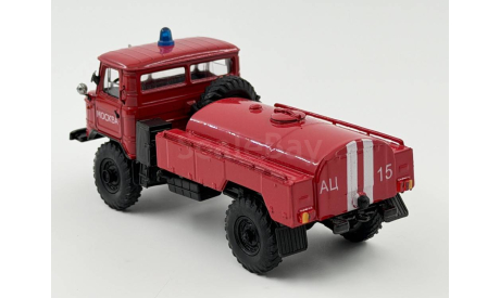 Горький 66 ’шишига’ пожарная бочка, масштабная модель, scale43, ГАЗ