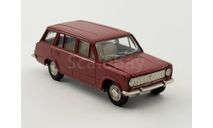 0008) Волжский 2102 бордовый, масштабная модель, scale43