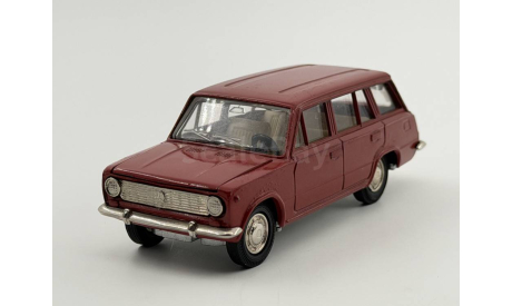 0008) Волжский 2102 бордовый, масштабная модель, scale43