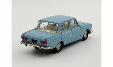 0013) Москвич 412 голубой цвет, масштабная модель, scale43