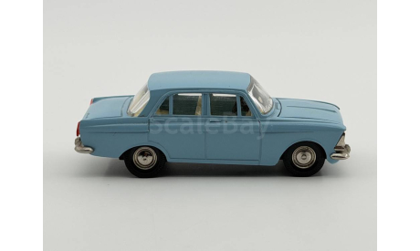 0013) Москвич 412 голубой цвет, масштабная модель, scale43