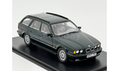 BMW 530i Touring (E34) 1992 metallic green арт.45790, масштабная модель, scale43