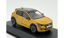 Peugeot 208 GT Line 2019 Yellow арт.472830, масштабная модель, scale43