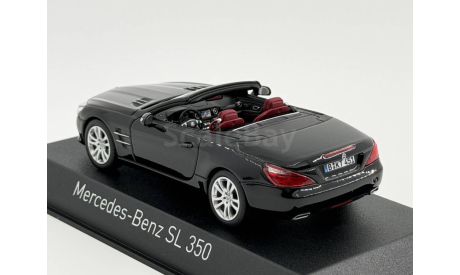 Mercedes-Benz SL 350 2012 Black арт.351351, масштабная модель, scale43
