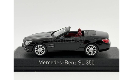 Mercedes-Benz SL 350 2012 Black арт.351351, масштабная модель, scale43