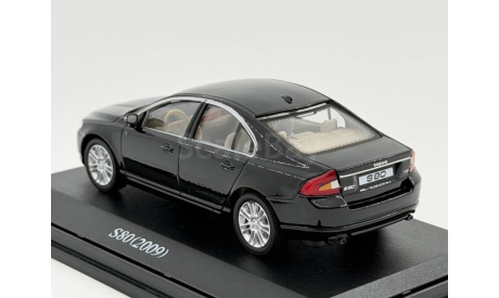 Volvo S80 black 2009 арт.ARM005, масштабная модель, scale43