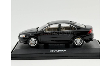 Volvo S80 black 2009 арт.ARM005, масштабная модель, scale43