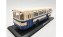 ЛиАЗ 677 сине-бежевый. ClassicBus, масштабная модель, 1:43, 1/43