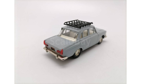 0109)Москвич-408 с багажником, масштабная модель, scale43