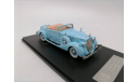 Packard Twelve 1407 Bohman & Schwartz Convertible Coupe 1936 Light Blue арт.GLM43107401 Лот № 00346, масштабная модель, scale43