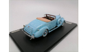 Packard Twelve 1407 Bohman & Schwartz Convertible Coupe 1936 Light Blue арт.GLM43107401 Лот № 00346, масштабная модель, scale43