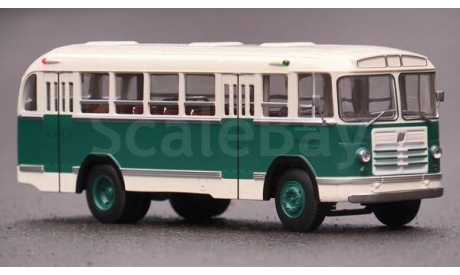 Автобус ЗиЛ-158В - белый/зелёный, масштабная модель, Classicbus, scale43