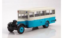 ЗиС-8 автобус - голубой/белый, масштабная модель, Автоистория (АИСТ), scale43