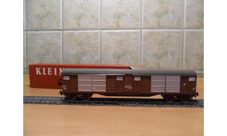 Товарный 4-х осный вагон Kleinbahn  HO 1:87  №4, железнодорожная модель