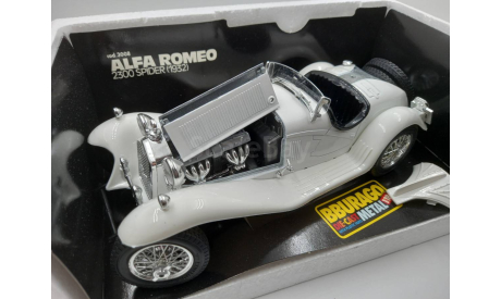 Аlfа Rоmео 2300 Sрidеr 1/18 Bburago, масштабная модель, Alfa Romeo, scale18