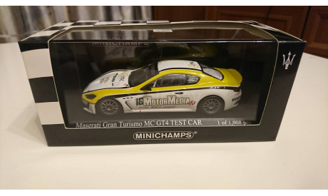 Maserati Gran Turismo MC GT4 TEST Car, масштабная модель, Minichamps, scale43