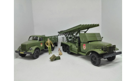 ЗиС-151 «Катюша» и ГАЗ-63А «Бортовой», масштабная модель, DeAgostini, scale43