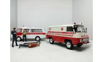ROCAR TV41 «Медслужба» «Скорая помощь» «Труповозка», масштабная модель, scale43