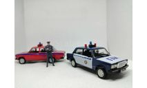 ВАЗ-2107 «Жигули» «Патрульная милиция» «ГАИ СССР», масштабная модель, Конверсии мастеров-одиночек, scale43
