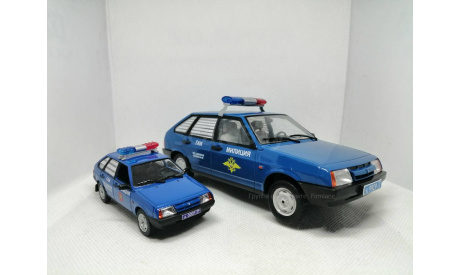 Ваз-2109 / LADA 21091 «Samara» милиция гаи 1:24 и 1:43, масштабная модель, Конверсии мастеров-одиночек, scale24