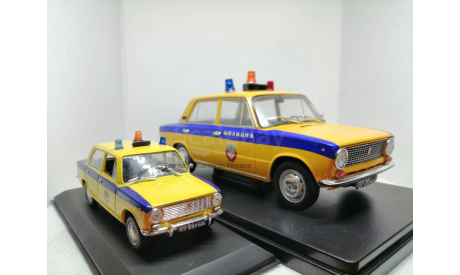 ВАЗ-2101 «Жигули» Милиция ГАИ СССР 1:24 и 1:43, масштабная модель, 1/43
