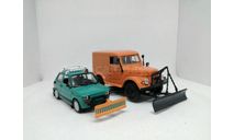 Fiat 126Р и Горький-69 Т-3 «Снегоуборочные автомобили», масштабная модель, DeAgostini, scale43