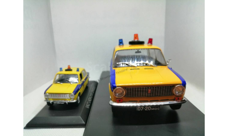 ВАЗ-2101 «Жигули» Милиция ГАИ СССР 1:24 и 1:43, масштабная модель, 1/43